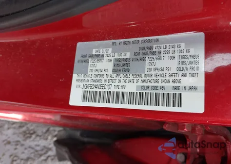 2022 Mazda Cx-5 2.5 S Preferred from USA, damaged, VIN JM3KFBCM4N0550107